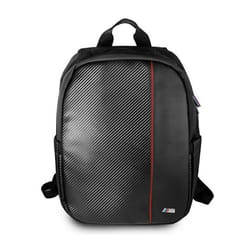 BMW Carbon Red Stripe - Sac à dos pour ordinateur portable 16-quot (Noir) - 3666339039851