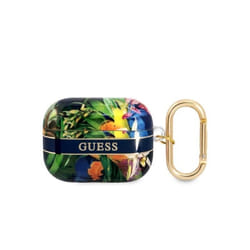 Coque pour Airpods Pro Flowers avec Anneau Guess Multicolore