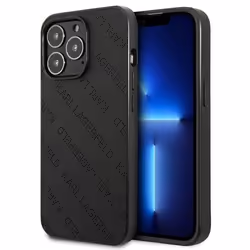 Karl Lagerfeld Perforated Allover - Coque pour iPhone 13 Pro (Noir) - 3666339049546
