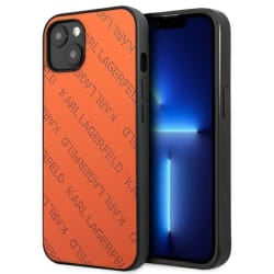 iPhone 13 mini - Coque orange Karl Lagerfeld