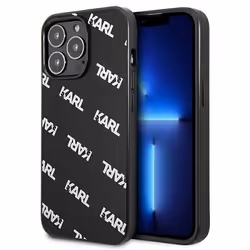 Karl Lagerfeld Allover - Coque pour iPhone 13 Pro (Noir) - 3666339049706