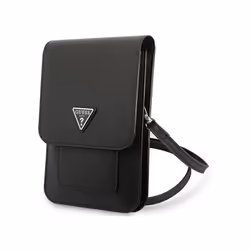 Guess Wallet Saffiano Triangle Logo Phone Bag un sac à bandoulière pour tous les accessoires nécessaires au quotidien. Fabriq ...