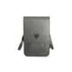 Guess Wallet Saffiano Triangle Logo Phone Bag (Gris) - 3666339050504