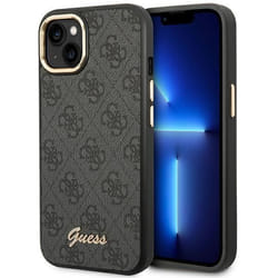 Guess 4G Metal Camera Outline Case - Coque pour iPhone 14 Plus (Noir) - 3666339065218