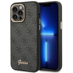 Guess GUHCP14XHG4SHK iPhone 14 Pro Max 6.7-quot coque rigide czarny/noir 4G Vintage Gold Logo - 3666339065232
