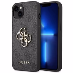 Coque de téléphone - Guess - 4G - iPhone 14 - Logo en métal - Protection contre les chocs