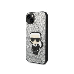 Karl Lagerfeld Coque iPhone 14 Plus - Argent