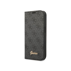 Étui Folio pour iPhone 14 Pro Max Imprimé 4G Tendance Guess Noir