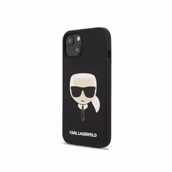 Coque pour smartphone - KARL LAGERFELD - iPhone 14 Plus - Souple - Noir - Brillant