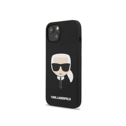 Coque pour smartphone - KARL LAGERFELD - iPhone 14 Plus - Souple - Noir - Brillant