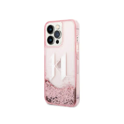 KARL LAGERFELD Glitter Rose iPhone 14 Pro