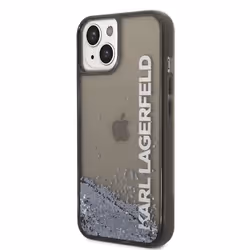 Coque - Karl Lagerfeld - iPhone 14 Plus - Translucide - Paillettes flottantes - Souple