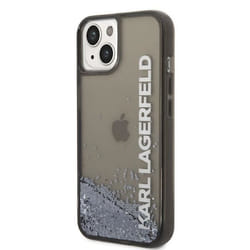 Coque - Karl Lagerfeld - iPhone 14 Plus - Translucide - Paillettes flottantes - Souple