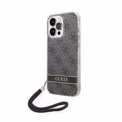 Guess GUOHCP14XH4STK Coque pour iPhone 14 Pro Max 67`` Noir/noir - 3666339093822