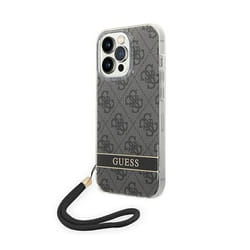 Guess GUOHCP14XH4STK Coque pour iPhone 14 Pro Max 67`` Noir/noir - 3666339093822
