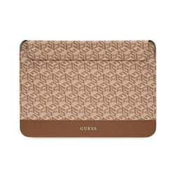 Coque pour ordinateur portable - housse pour ordinateur portable Guess GUCS16HGCFSEW Manchon à rayures Marron 16