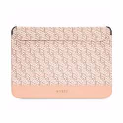 Guess Devinez la pochette pour ordinateur GCube Stripes - Ãtui pour ordinateur portable 14 (rose)