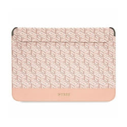 Guess Devinez la pochette pour ordinateur GCube Stripes - Ãtui pour ordinateur portable 14 (rose)