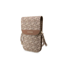 Sacoche bandoulière Modèle G Cube Guess Marron