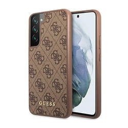 Coque de téléphone - Guess - Samsung Galaxy S23 - Marron - Texture saffiano - Protection optimale