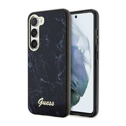 Guess Collection Marble - Coque pour Samsung Galaxy S23 (Noir) - 3666339117375