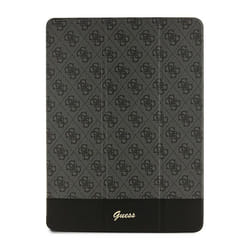 Guess 4G Stripe Allover - Étui pour iPad Pro 129 (2022-2020) (Noir)