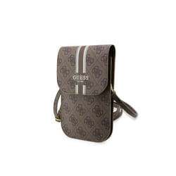 Sacoche bandoulière Modèle Stripe 4G Guess Marron