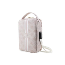 Sacoche de voyage à USB Modèle Stripe 4G Guess Rose