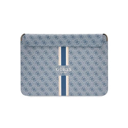 Sac pour Ordinateur 16 pouces - Guess - Imprimé 4G Modèle Stripe Bleu