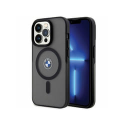 Coque telephone - bumper telephone Bmw BMHMP14LDSLK Coque rigide pour iPhone 14 Pro 61 Noir Signature