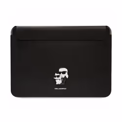Karl Lagerfeld NFT Saffiano Karl & Choupette Sleeve - Étui pour ordinateur portable 14 (Noir)