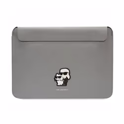 Karl lagerfeld Manchon KLCS16SAKCPMG 16 argent Saffiano Karl-Choupette