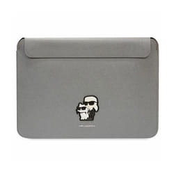 Karl lagerfeld Manchon KLCS16SAKCPMG 16 argent Saffiano Karl-Choupette
