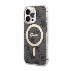 Guess 4G MagSafe - Coque pour iPhone 13 Pro (Noir) - 3666339126810