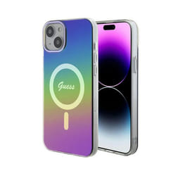 Coque de téléphone - Guess - IML Iridescent MagSafe - iPhone 15 Plus - Rigide - Brillant