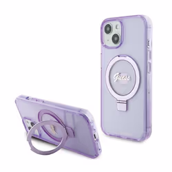 Coque de téléphone - Guess - iPhone 15 Plus - Violet - Glitter - MagSafe