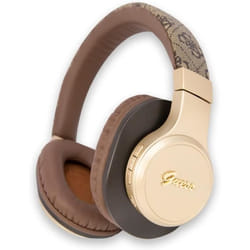 Casque Sans Fil - Guess - 4G Script - Marron - Bluetooth 5.3 - IPX4