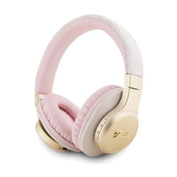 Guess 4G Script Metal Logo - Écouteurs intra-auriculaires sans fil Bluetooth V5.3 (rose)