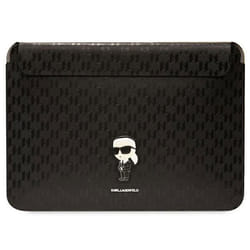 Housse - Karl Lagerfeld - KLCS14SAKHPKK - Cuir écologique Saffiano - 14 pouces - Noir