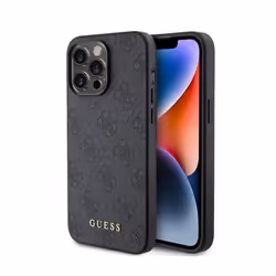 Coque arrière - Guess - iPhone 15 Pro Max - Gris - Protection dorsale et latérale - Rigide