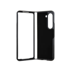 Karl Lagerfeld Coque Pliable pour Galaxy Z Fold 5 Saffiano Karl et Choupette Noir
