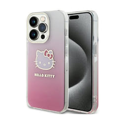 Coque de telephone - Hello Kitty - iPhone 13 Pro - IML Gradient - Kitty Head - Rose