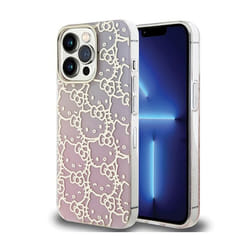 Coque de téléphone - Hello Kitty - iPhone 15 Pro - IML Gradient - Design original - Souple