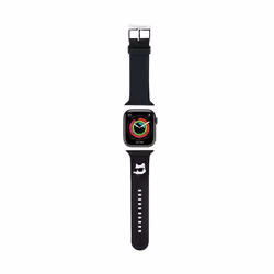 Karl Lagerfeld Tête de Choupette en Caoutchouc 3D NFT - Bracelet pour Apple Watch 38/40/41 mm (noir)