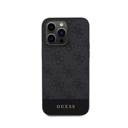 Coque pour Apple iPhone 15 Pro Compatible MagSafe Édition 4G Stripe Ultra-Chic Guess Noir