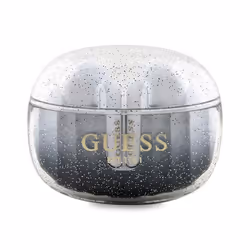 Guess Glitter Gradient - Écouteurs Bluetooth TWS + étui de chargement (noir)