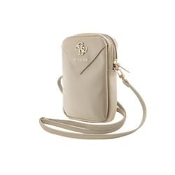 Sac pour téléphone - Guess - Zip Triangle 4G - Cuir écologique - Détails dorés - Mixte