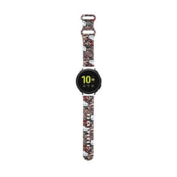 Hello Kitty Silicone Tags Graffiti - Bracelet universel pour smartwatch 20 mm (rose)