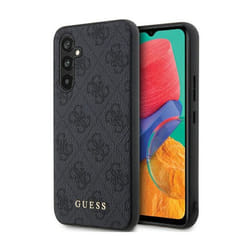 Guess 4G Metal Gold Logo - Coque Samsung Galaxy S23 FE (gris)