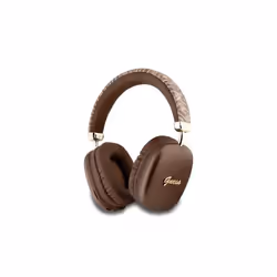 Casque Audio Bluetooth 5.3 Gcube Compatible Siri Certifié IPX4 Guess Marron